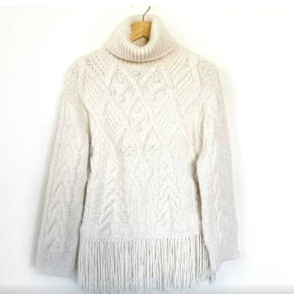 ZARA FRINGED KNIT SWEATER - Picture 13 of 13